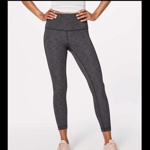 Lululemon Wunder Under Space Dye 7/8 Leggings